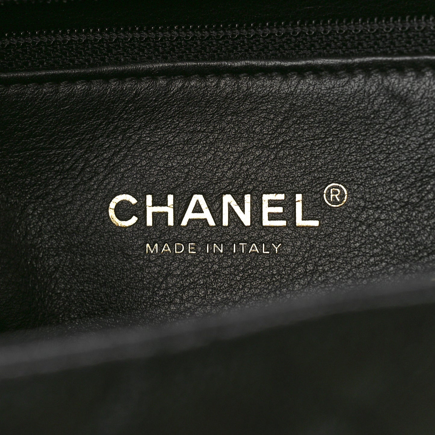 Caviar Lizard Quilted Medium Coco Handle Flap Black