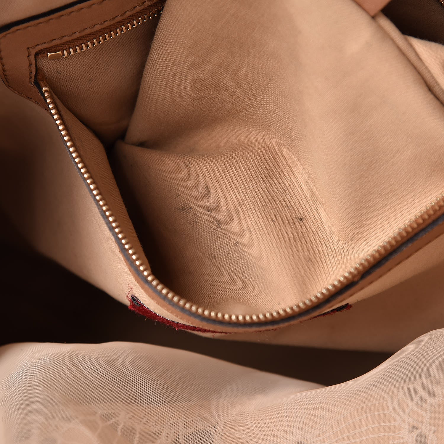 Valentino Garavani Vitello Canvas Lace Tote Beige 8 of 29