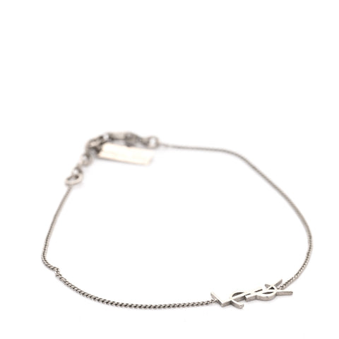 Monogram Charm Bracelet Silver