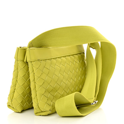 Bottega Veneta Nappa Intrecciato Duo Shoulder Bag Kiwi 3 of 12