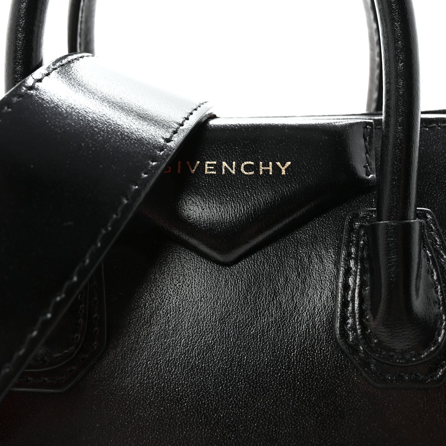 Box Calfskin Toy Antigona Black Red