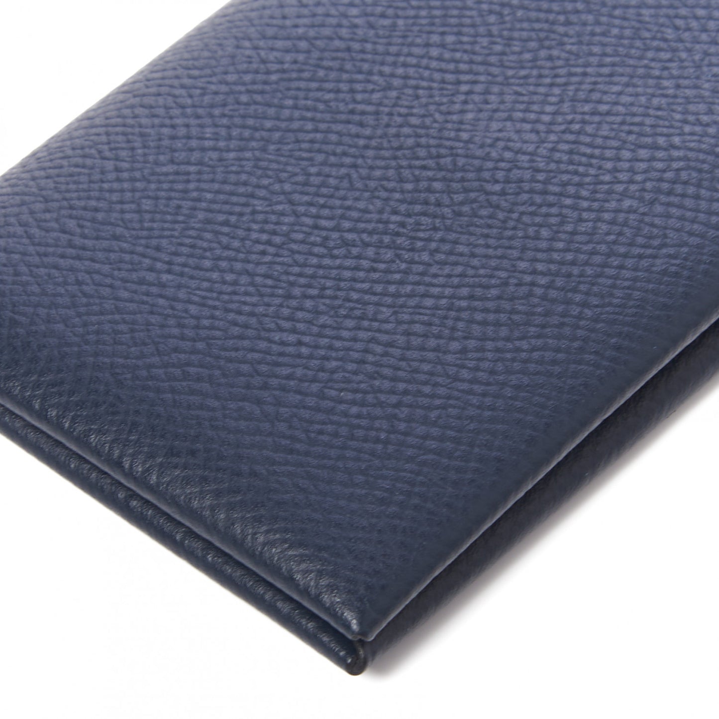 Epsom Calvi Card Case Bleu Nuit