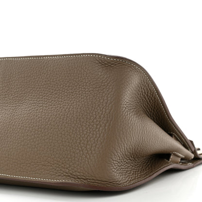 Hermes Taurillon Clemence Swift Jypsiere 31 Etoupe 10 of 13