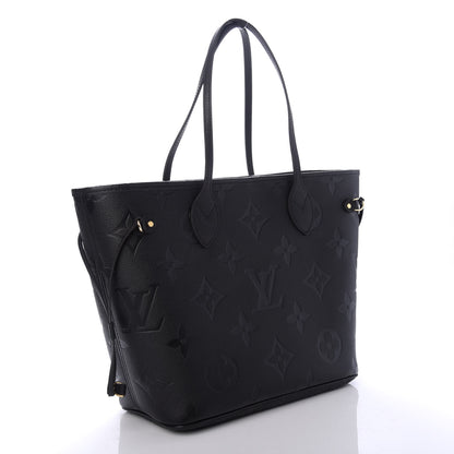 Louis Vuitton Empreinte Monogram Giant Neverfull MM Black 3 of 10