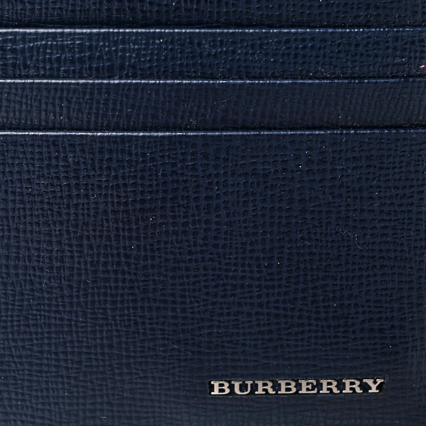 Calfskin Card Holder Dark Navy