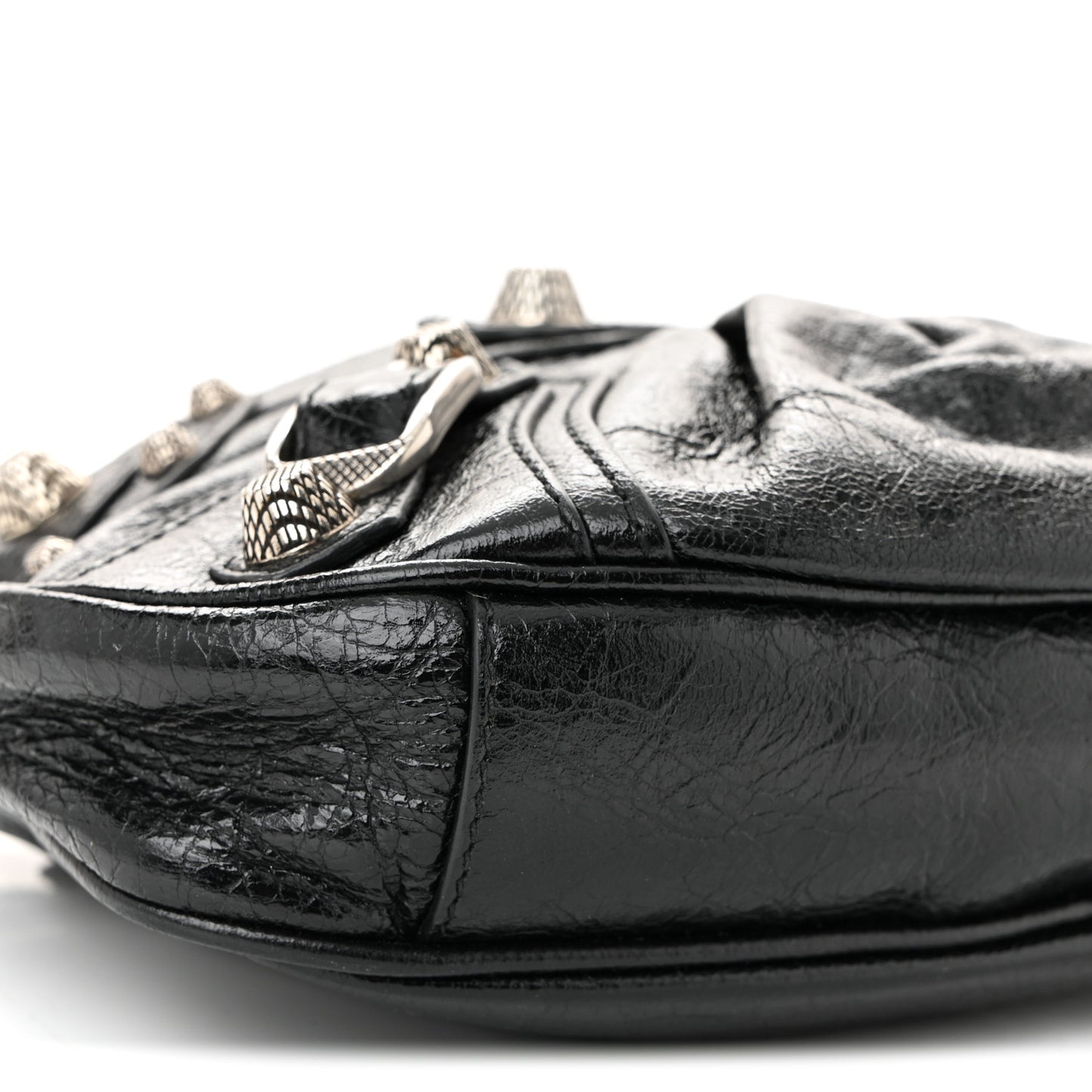 Agneau Arena Le Cagole Mini Purse With Chain Black