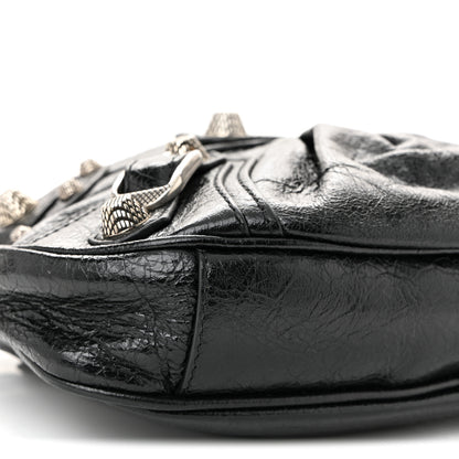 Balenciaga Agneau Arena Le Cagole Mini Purse With Chain Black 9 of 11
