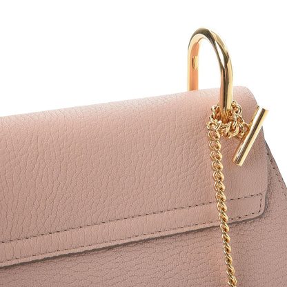 Chloe Grained Lambskin Drew Shoulder Bag Cement Pink 9 of 9