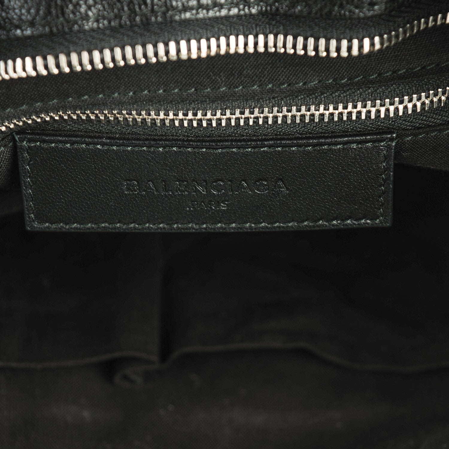Balenciaga Chevre Silver Metallic Edge Hardware City Black 7 of 8