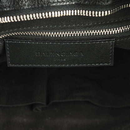 Balenciaga Chevre Silver Metallic Edge Hardware City Black 7 of 8