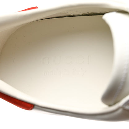Gucci Calfskin Web Interlocking G Mens Ace Sneakers 9 White 7 of 9