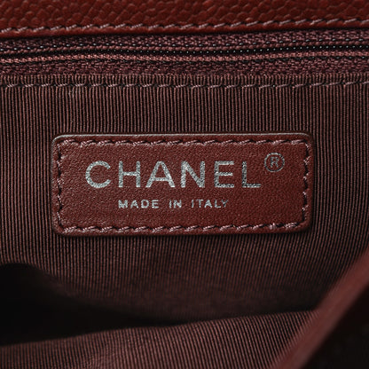 Chanel Caviar Quilted Small Rock In Rome Flap Burgundy 6 of 8