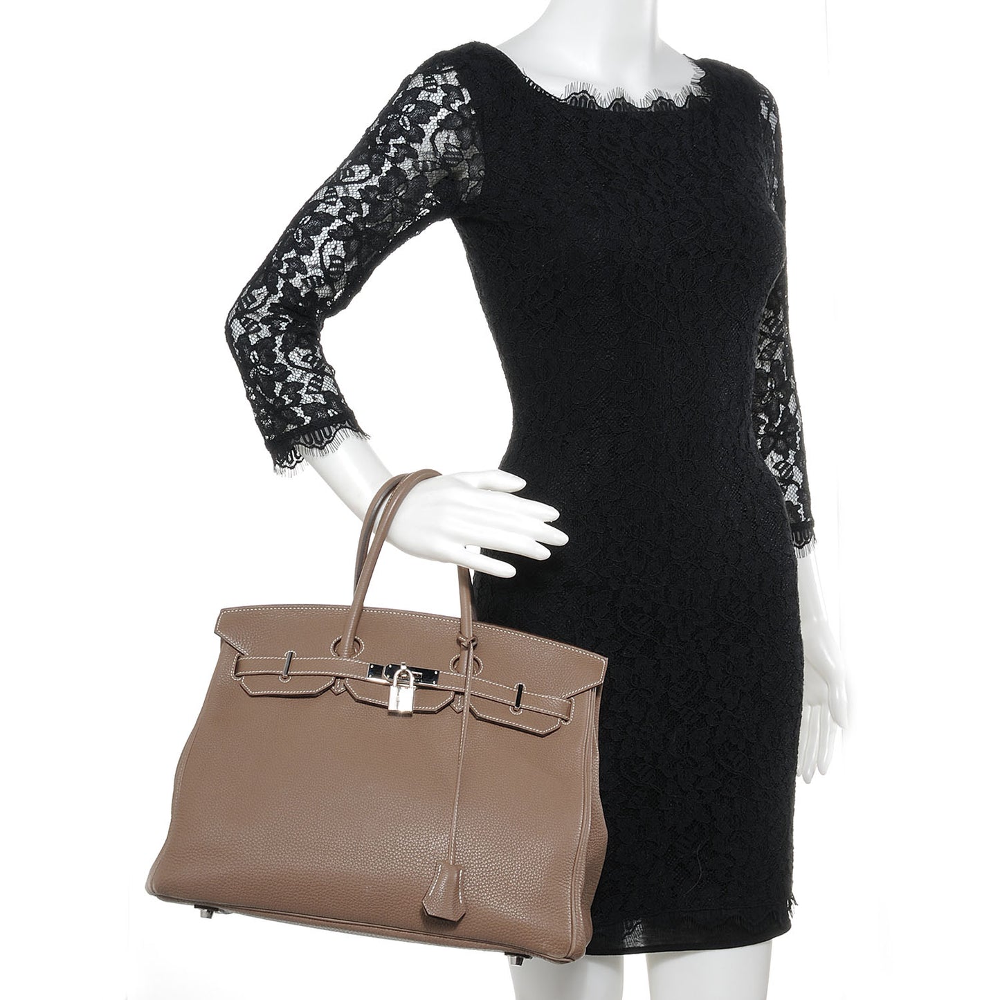 Taurillon Clemence Birkin 35 Etoupe