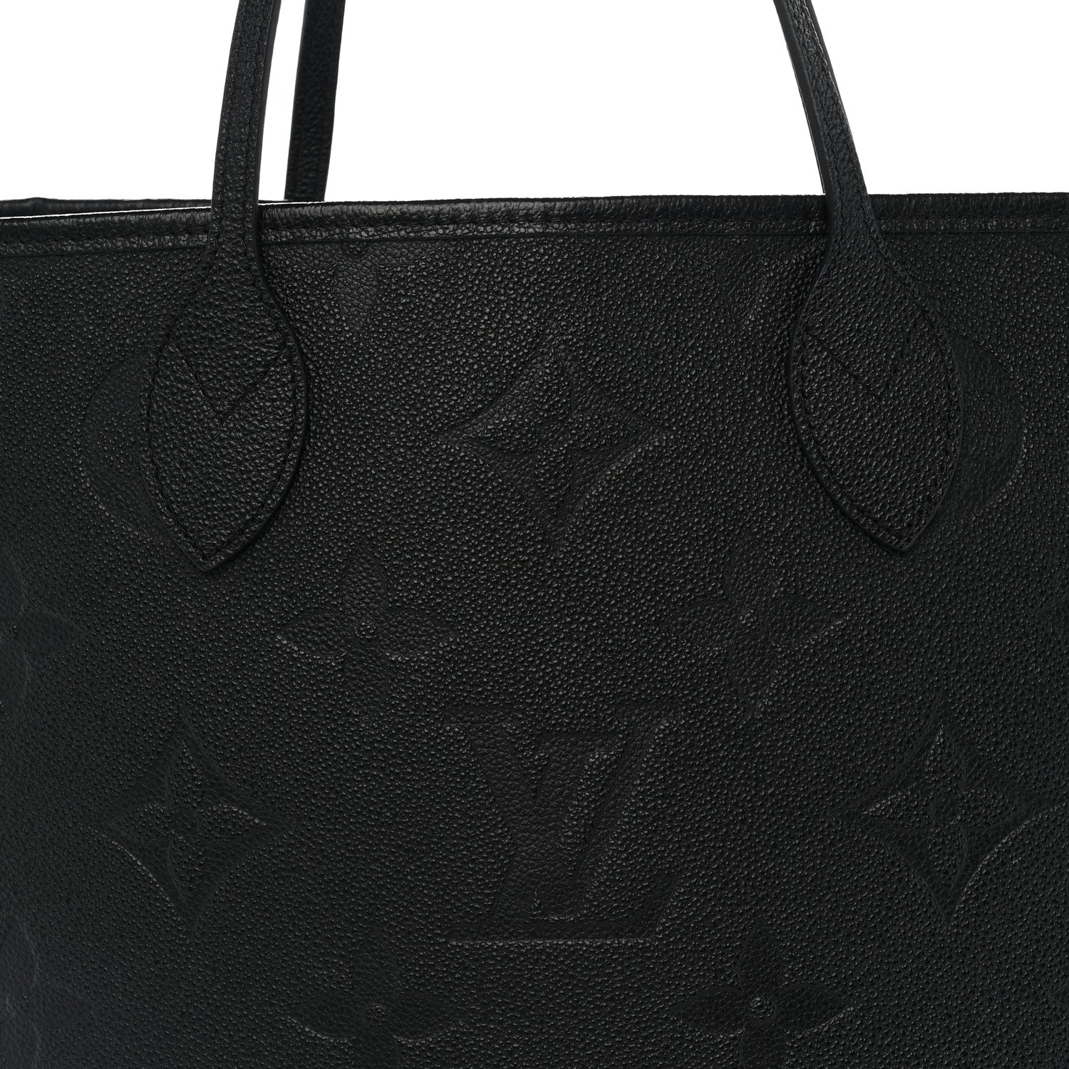 Louis Vuitton Empreinte Monogram Giant Neverfull MM Black 7 of 10