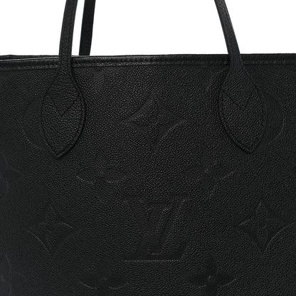 Louis Vuitton Empreinte Monogram Giant Neverfull MM Black 7 of 10
