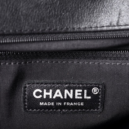 Chanel Calfskin Quilted Large Boy Flap Black 6 of 9