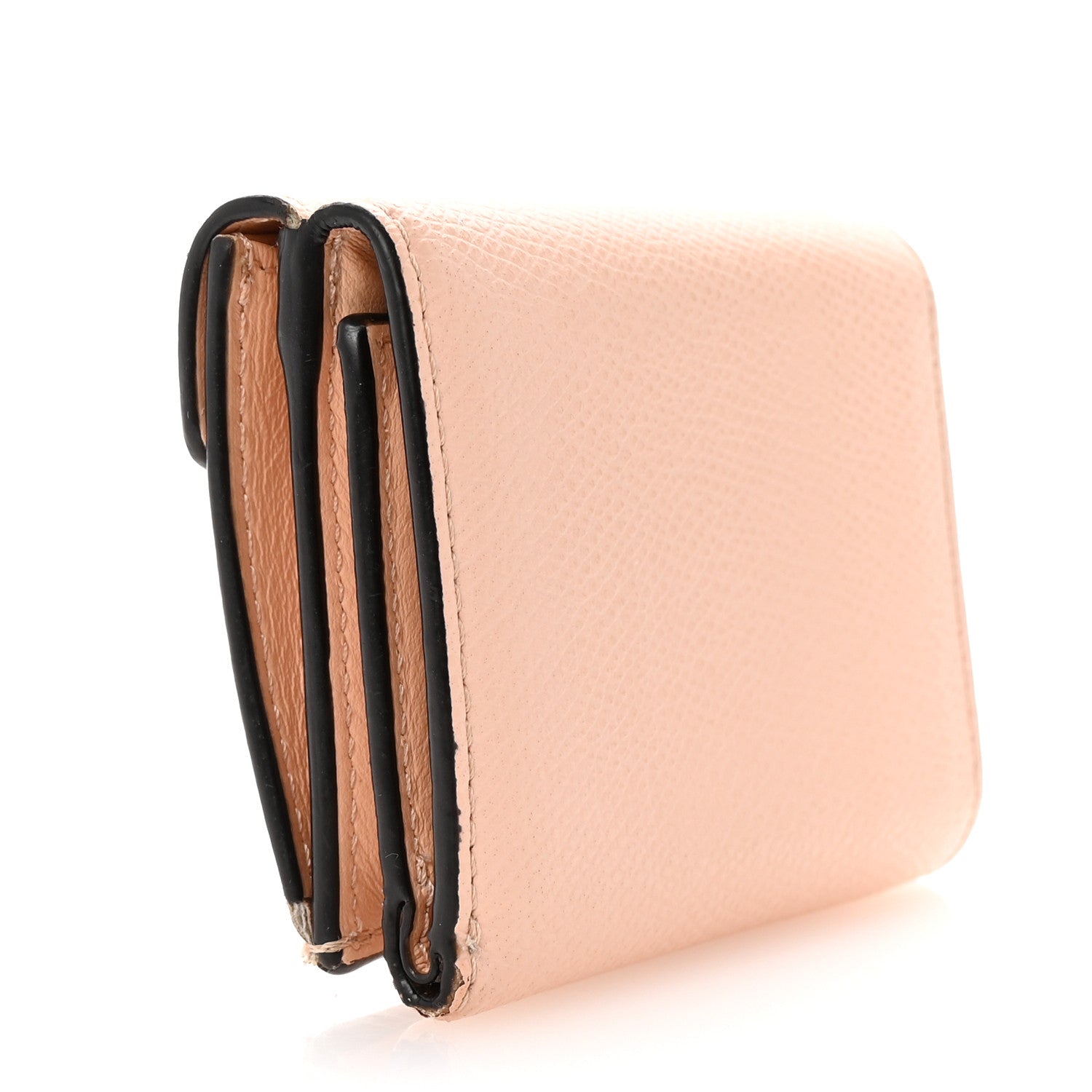 【うー】 FENDI エフイズ マイクロ トリフォールドウォレット Fendi Vitello Cruise F is Fendi Micro Tri-Fold Envelope Wallet