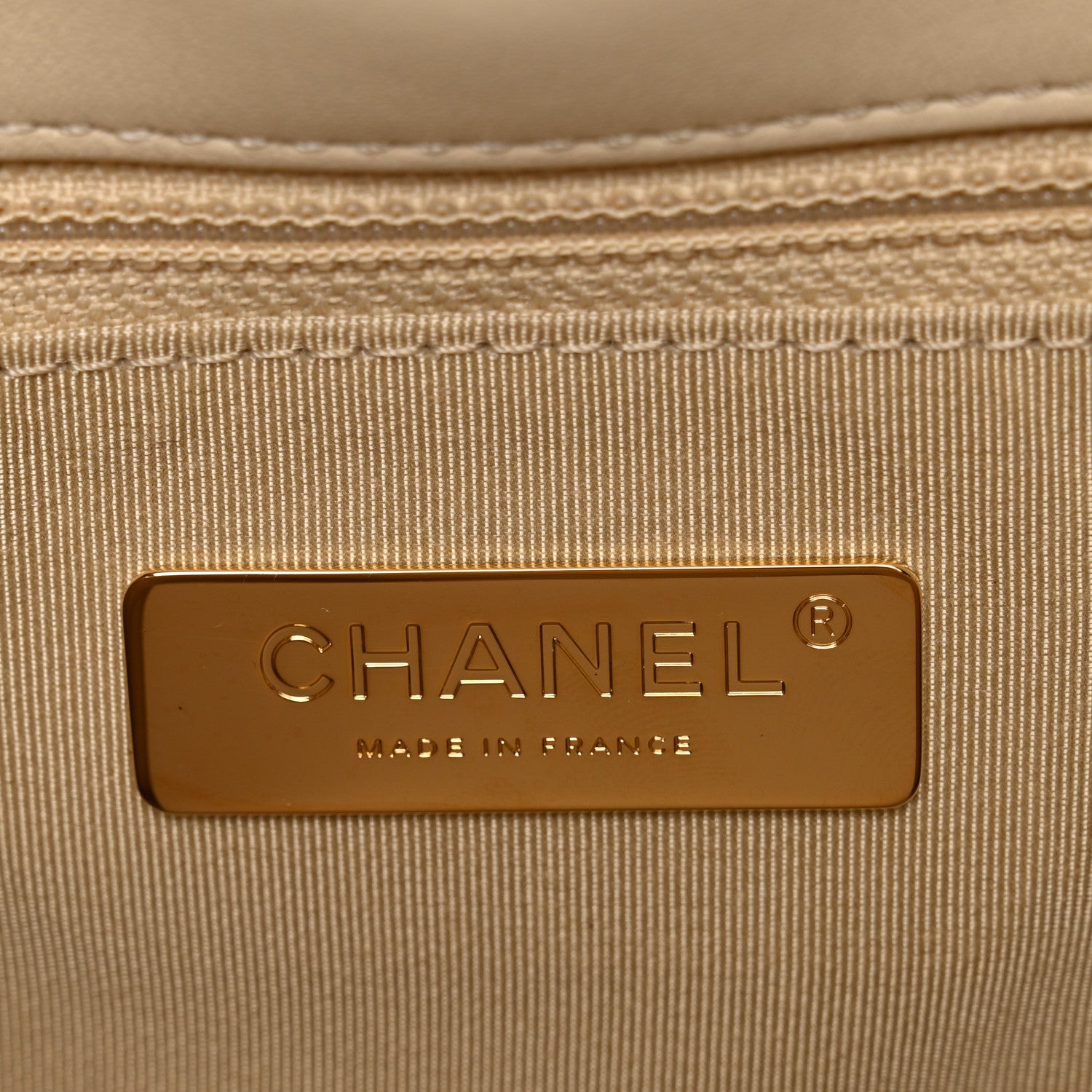 Chanel Lambskin Quilted Medium Chanel 19 Flap Beige 6 of 11