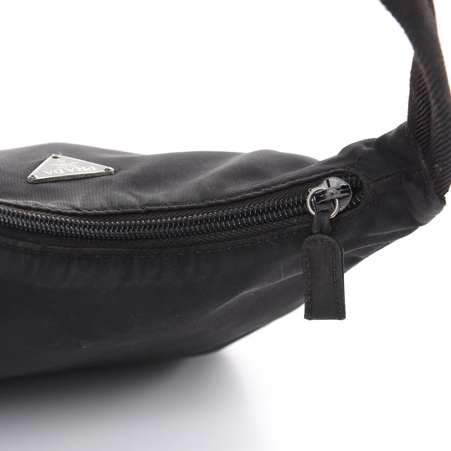 Prada Tessuto Nylon Hobo Black 15 of 16