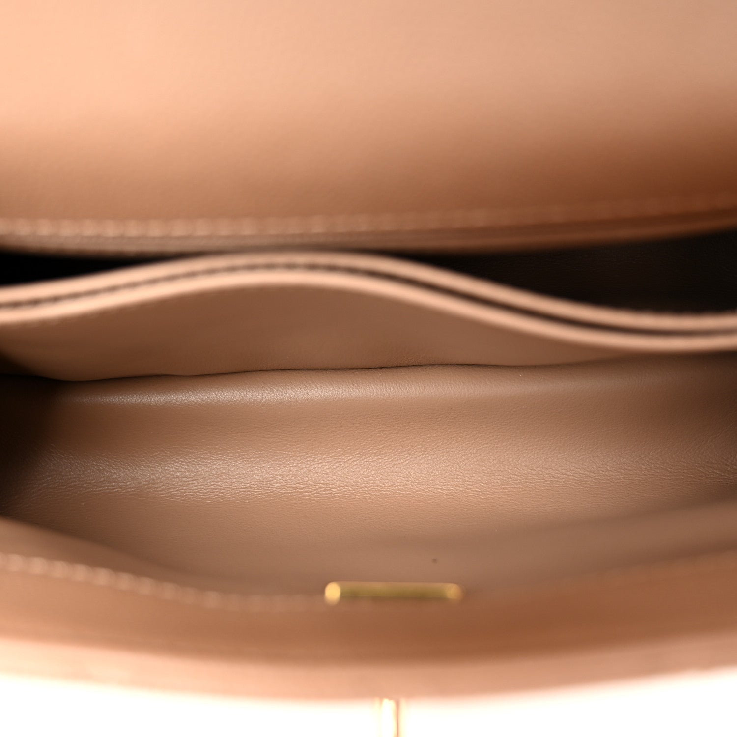 Chanel Caviar Quilted Mini Coco Handle Flap Beige 5 of 10