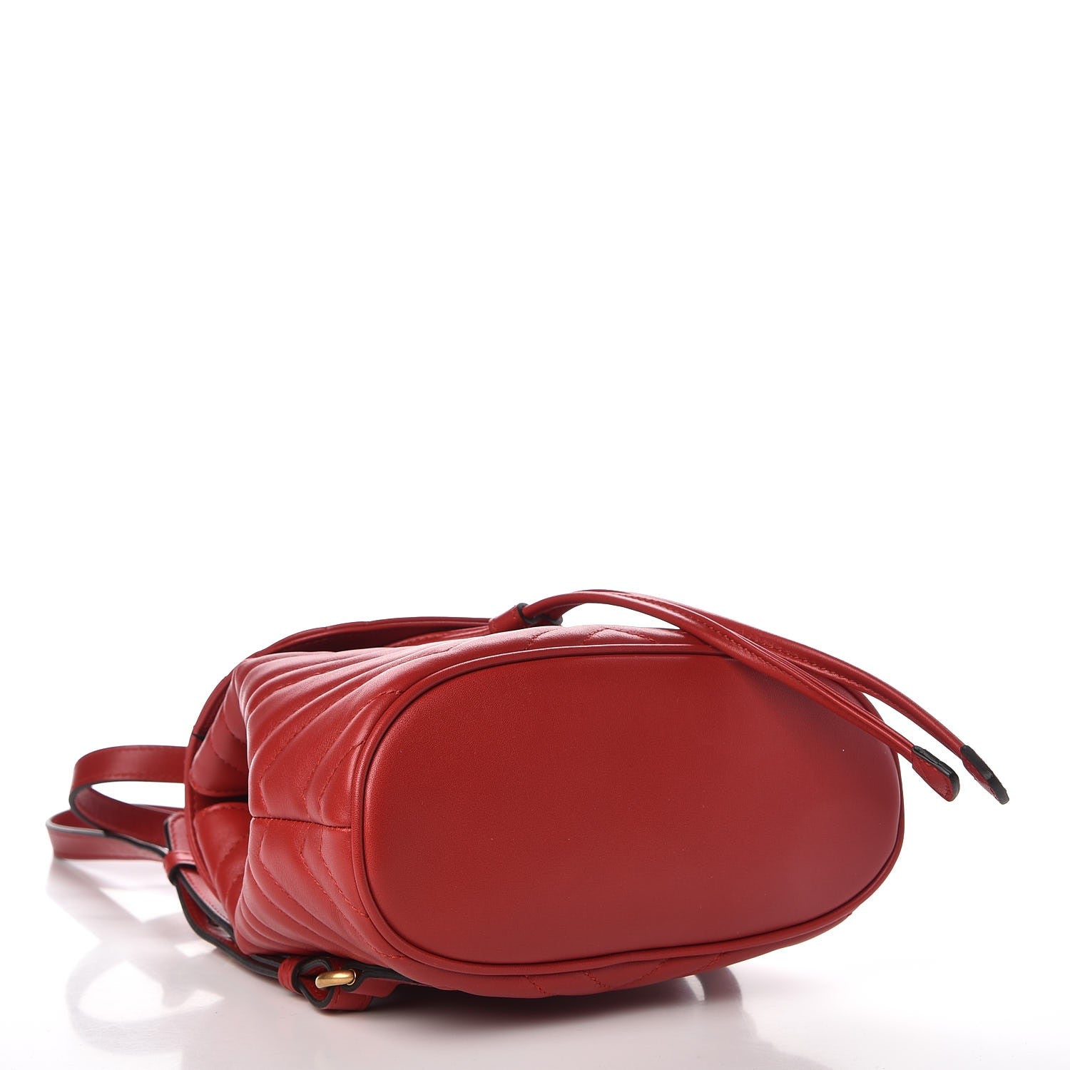 Gucci Calfskin Matelasse GG Marmont Flap Backpack Hibiscus Red 4 of 7