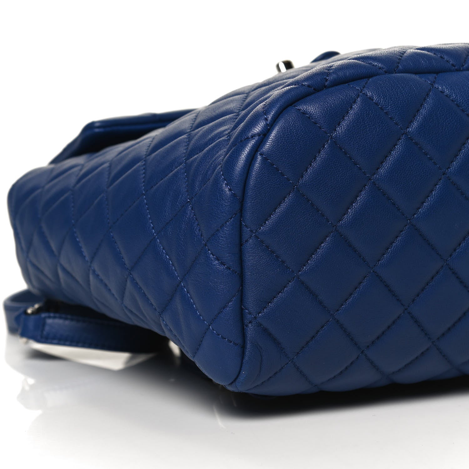 Chanel Lambskin Quilted Small Urban Spirit Backpack Blue 10 of 11