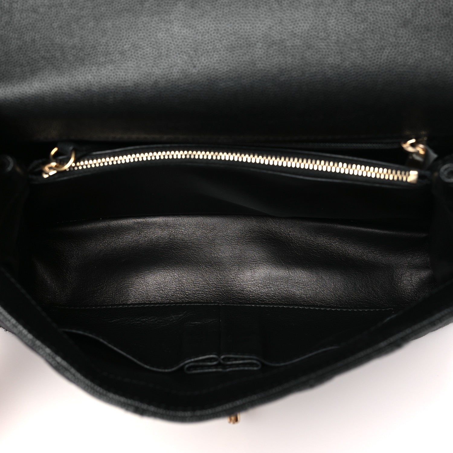 Chanel Caviar Lizard Embossed Quilted Small Coco Handle Flap Black 5 of 11