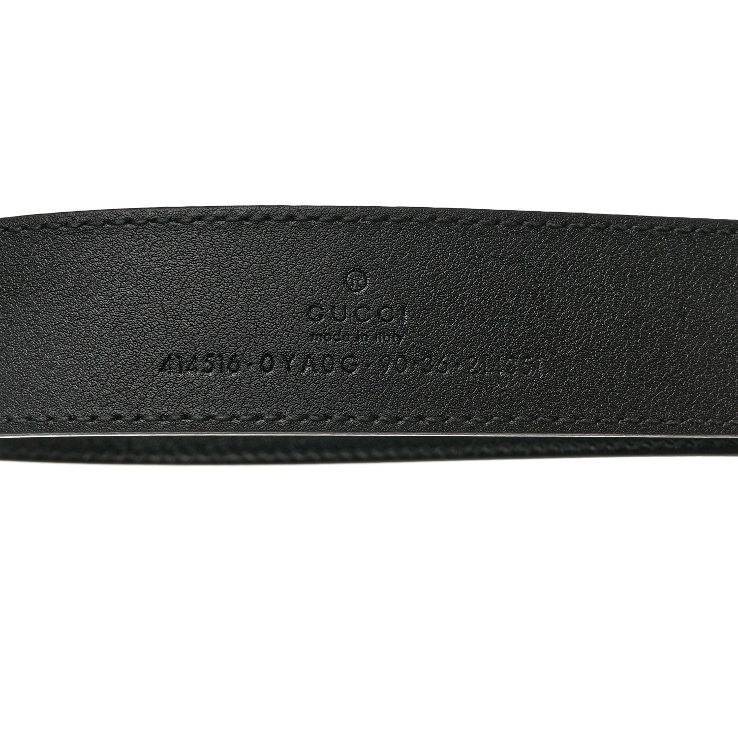 Gucci Plutone Calfskin Double G 30mm Belt 90 36 Black 5 of 5