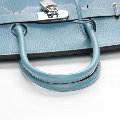 Hermes Epsom Birkin 35 Blue Jean 10 of 24