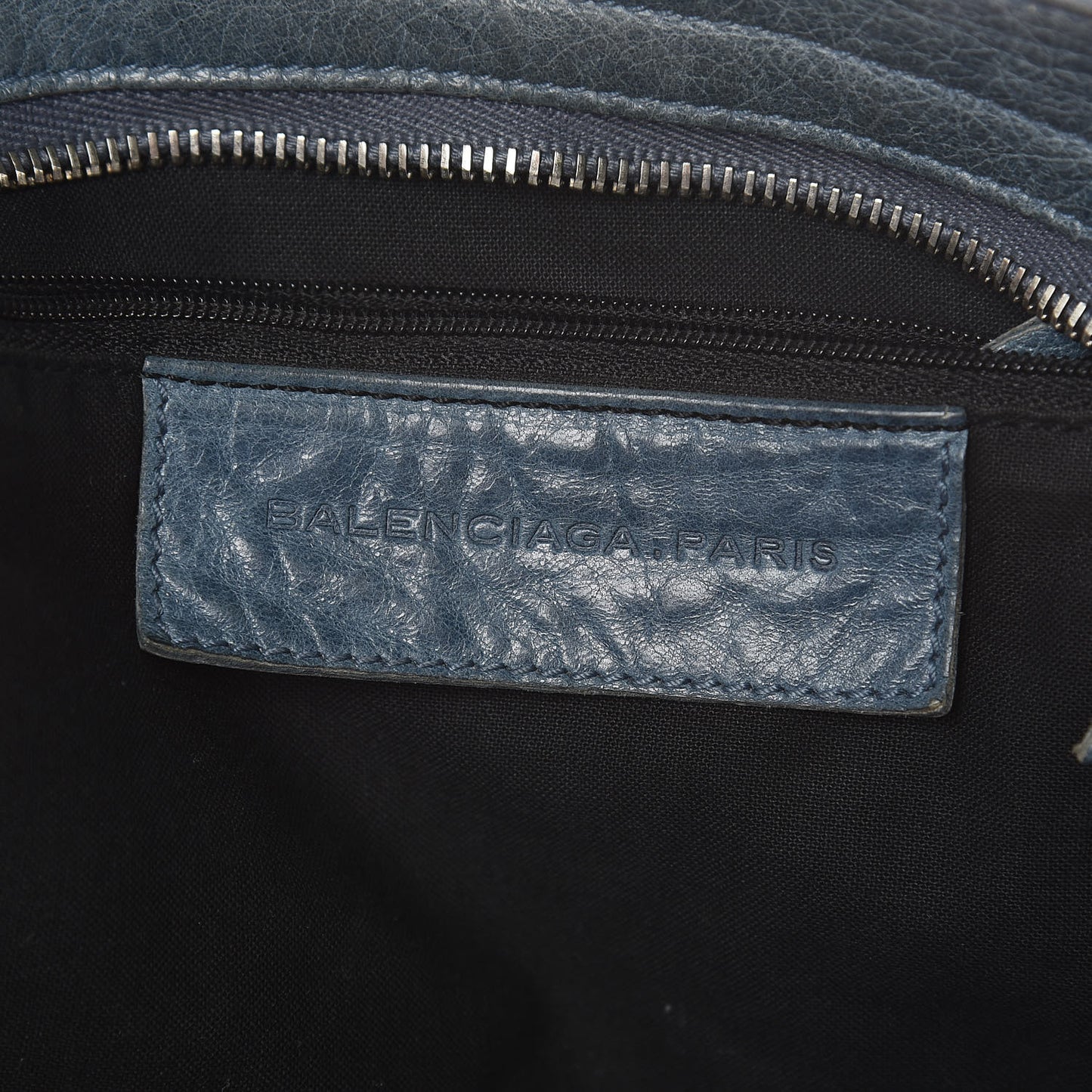 Chevre Classic Silver Hardware City Bleu Jean