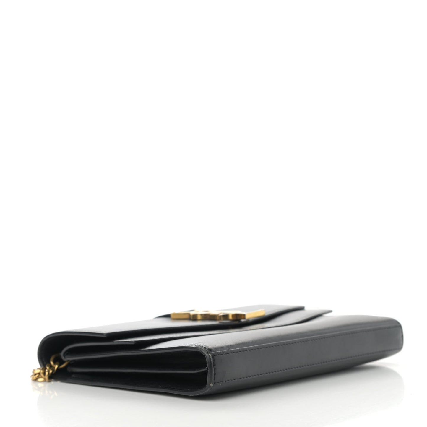 Smooth Calfskin Monogram Sulpice Chain Wallet Black