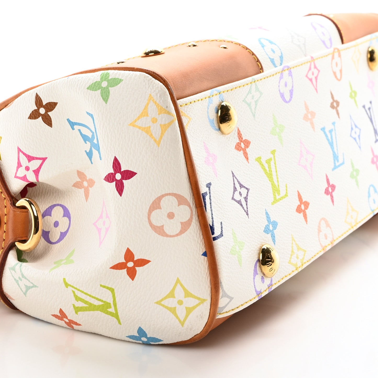 Monogram Multicolor Beverly MM White