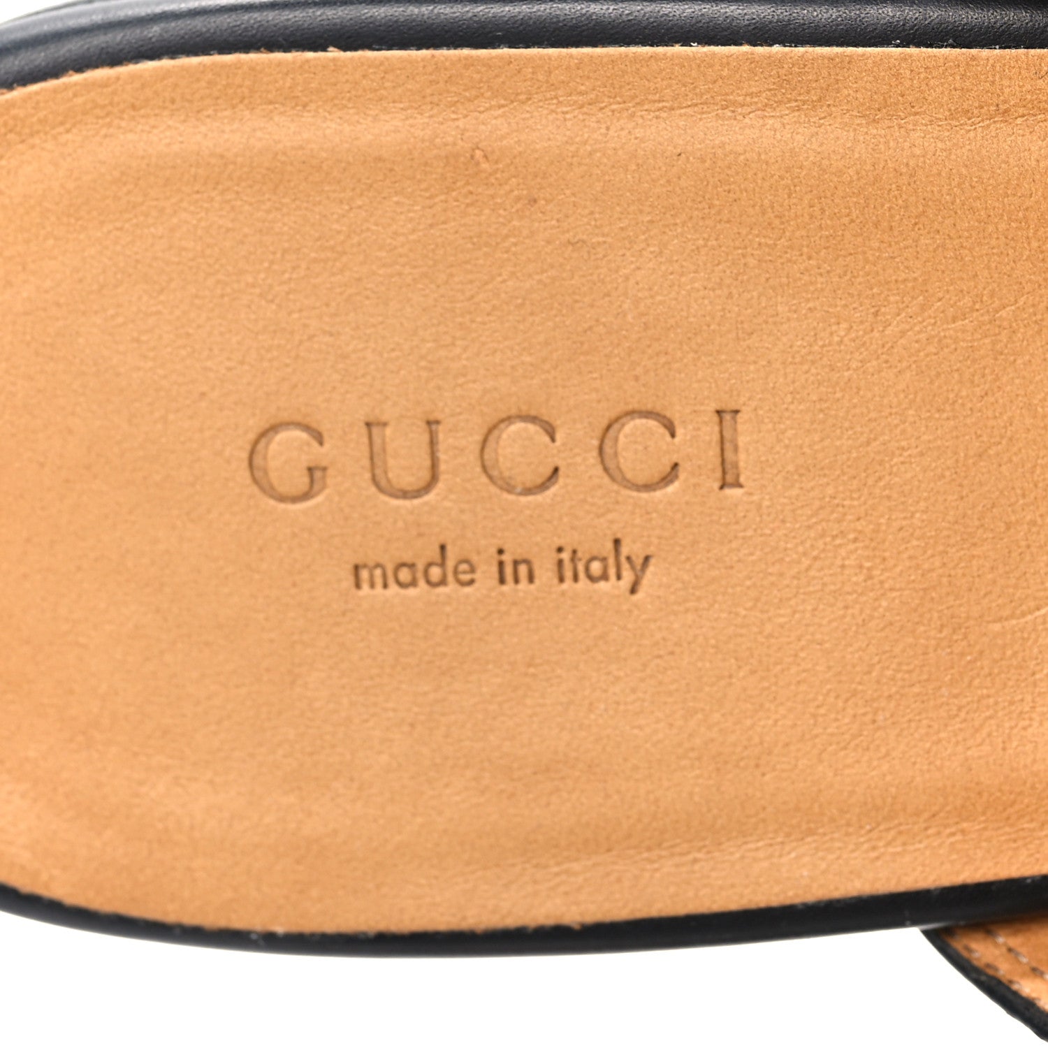 Gucci Calfskin Womens Princetown Slippers 41 Black 7 of 8