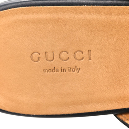 Gucci Calfskin Womens Princetown Slippers 41 Black 7 of 8