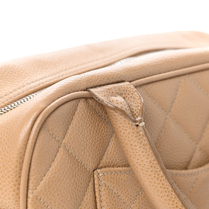 Chanel Caviar Quilted Small Bowler Beige 11 of 14