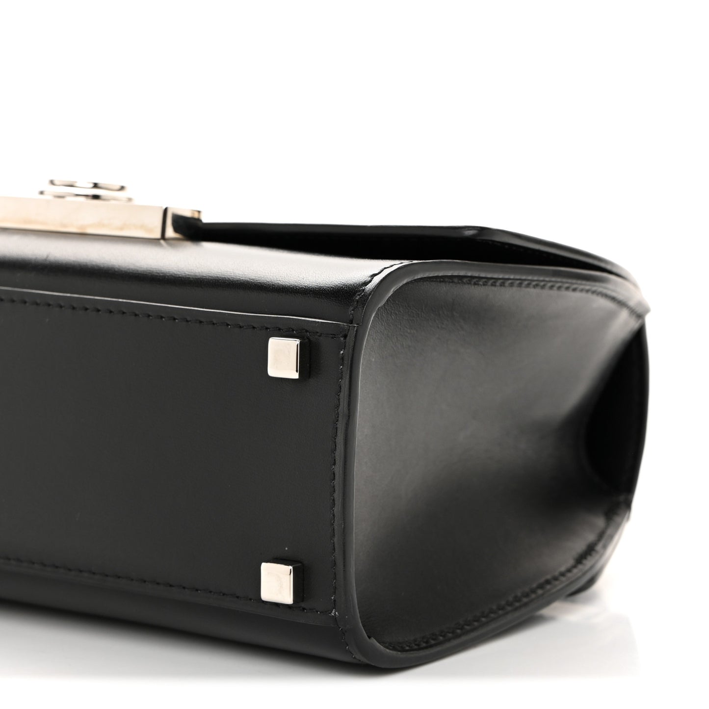 Box Calfskin Rejane BB Black