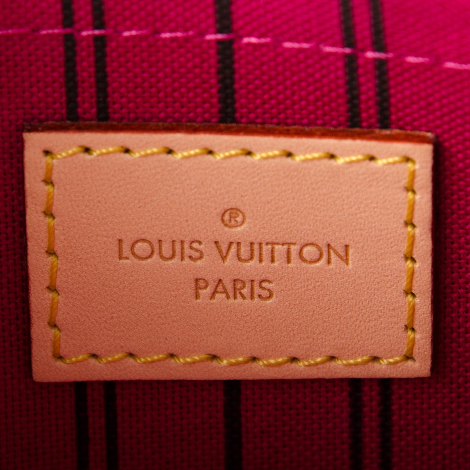 Louis Vuitton Monogram Neverfull MM GM Pochette Pivoine 6 of 8
