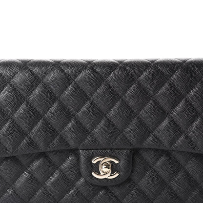Chanel Caviar Quilted Flap Clutch Black 10 of 11