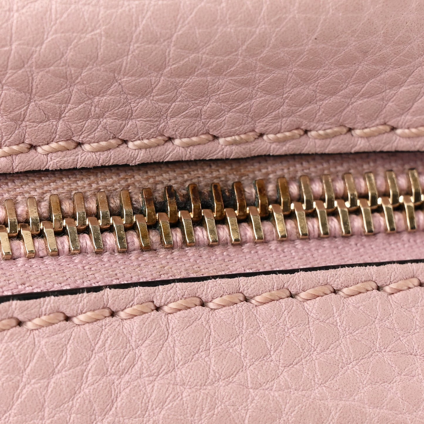 Grained Calfskin Rockstud Camera Crossbody Bag Cipria