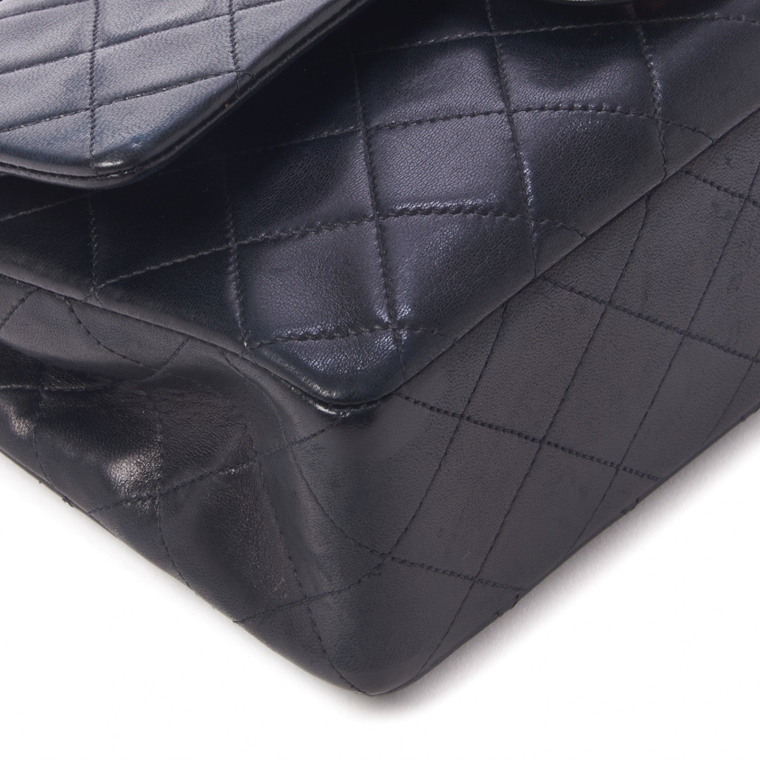 Chanel Lambskin Quilted Small Double Flap Black 6 of 10