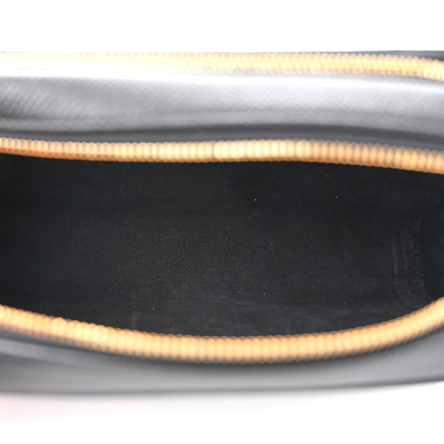 Christian Dior Grained Calfskin Caro Double Pouch Black 5 of 10
