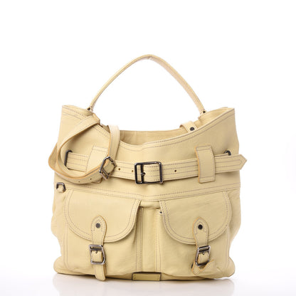 Burberry Calfskin Crompton Tote Yellow 1 of 13