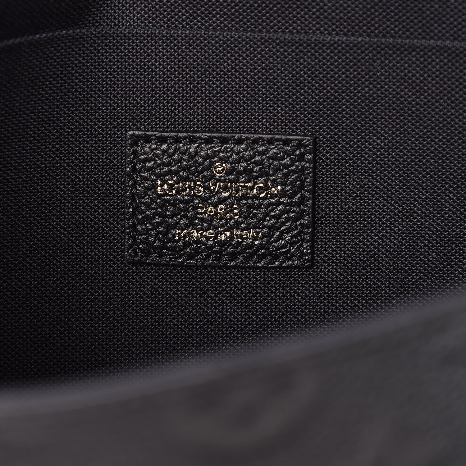 Louis Vuitton Empreinte Pochette Felicie Chain Wallet Black 8 of 11