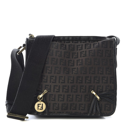 Fendi Zucchino Crossbody Messenger Dark Brown 1 of 8