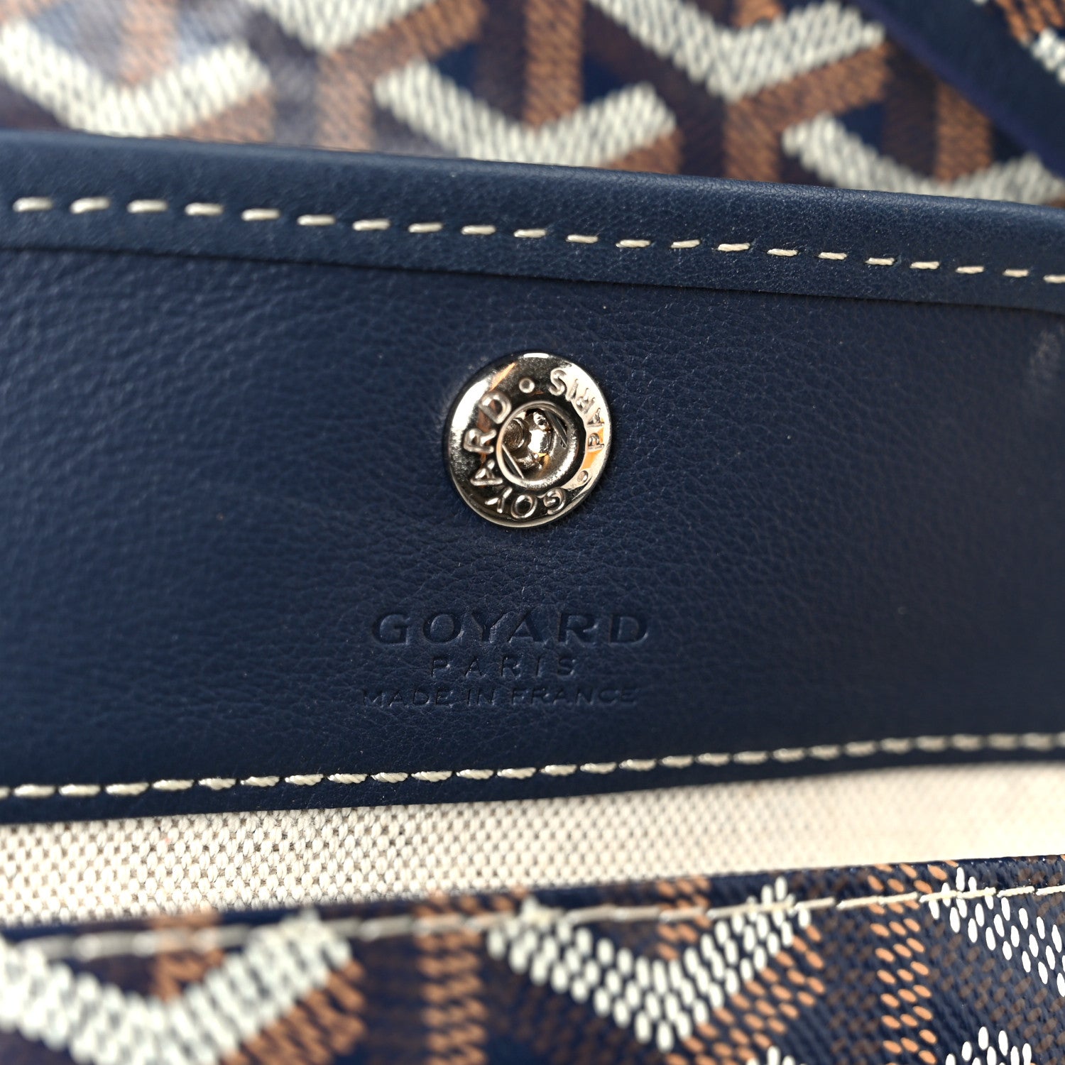 Goyard Goyardine Reversible Mini Anjou Navy 13 of 19