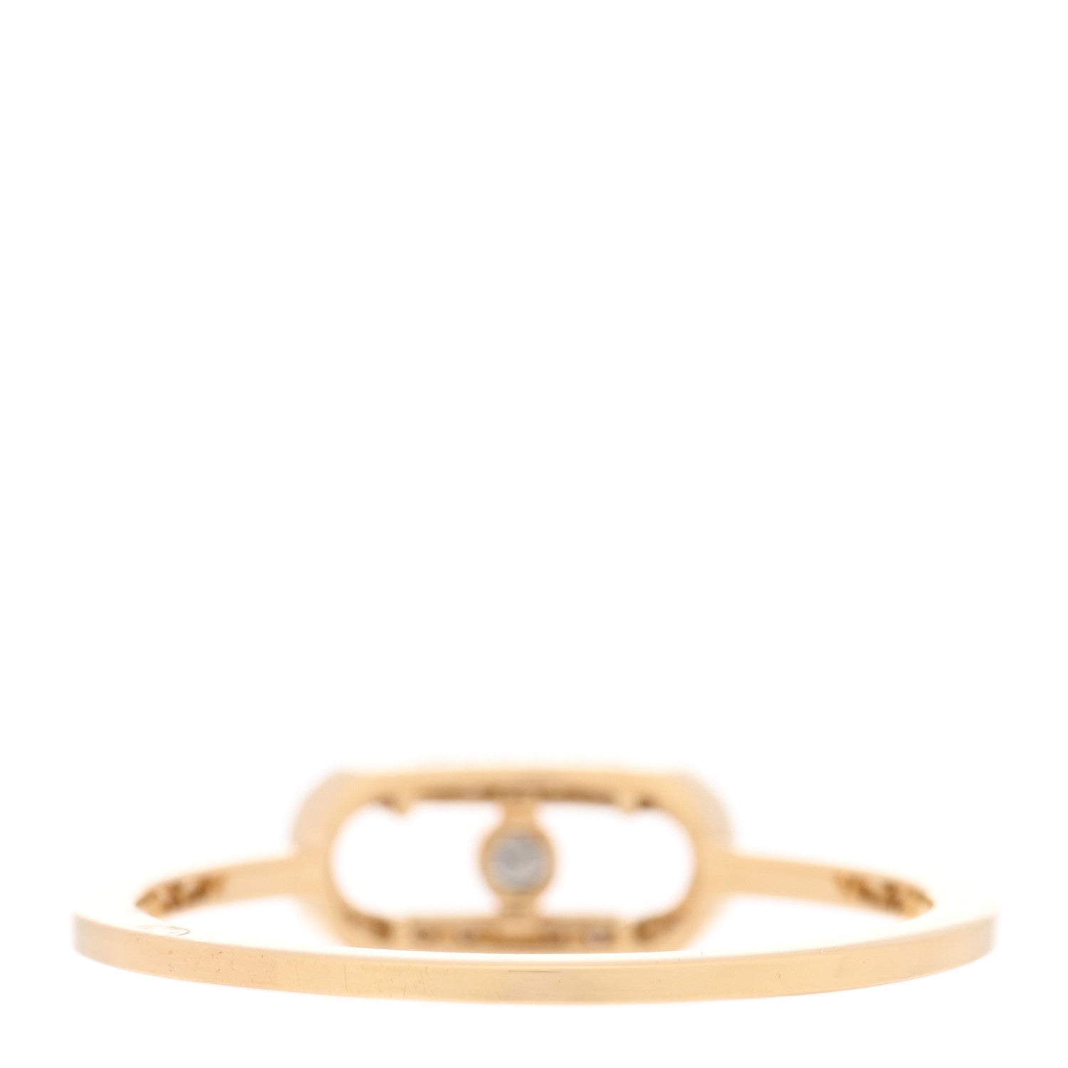 Messika 18K Yellow Gold Diamond Move Uno Pave Ring 54 6.75 3 of 4