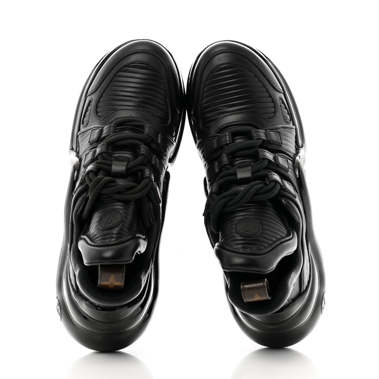 Calfskin LV Archlight Sneakers 37.5 Black