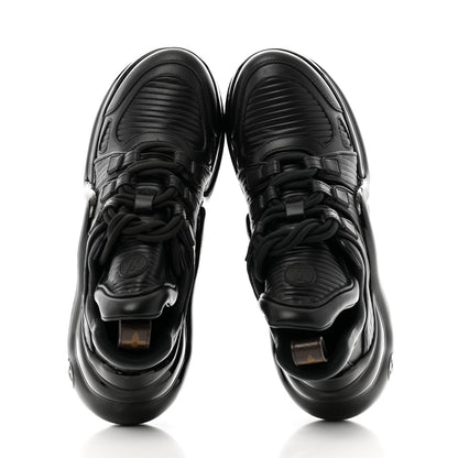 Louis Vuitton Calfskin LV Archlight Sneakers 37.5 Black 2 of 9