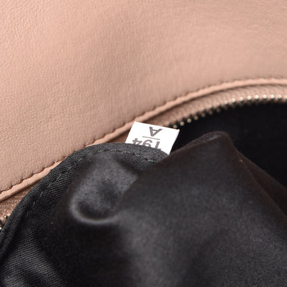 Miu Miu Nappa Matelasse Crystal Flap Clutch Cammeo 8 of 12