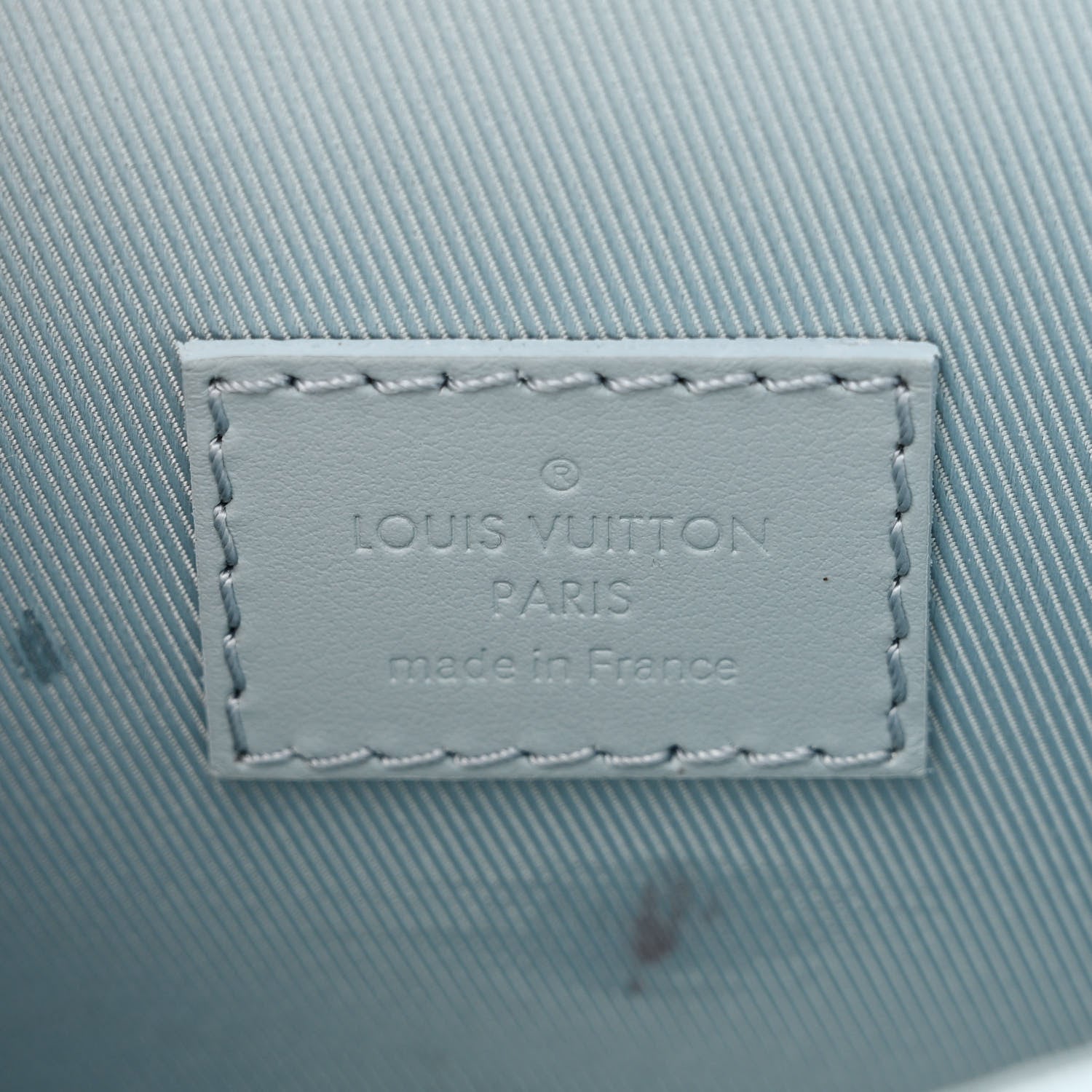 Louis Vuitton Calfskin Aerogram Fastline Wearable Wallet Cloud Blue 6 of 10